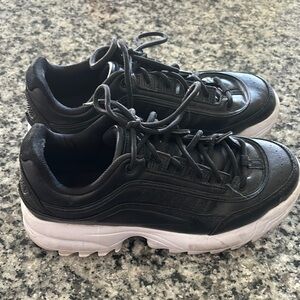 AVIA Black and White Athletic Sneakers